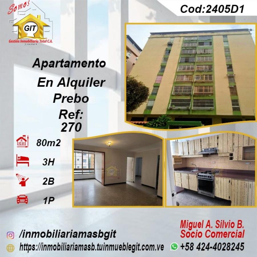 Foto Apartamento en Alquiler en Prebo I, Valencia, Carabobo - U$D 270 - APA231642 - BienesOnLine