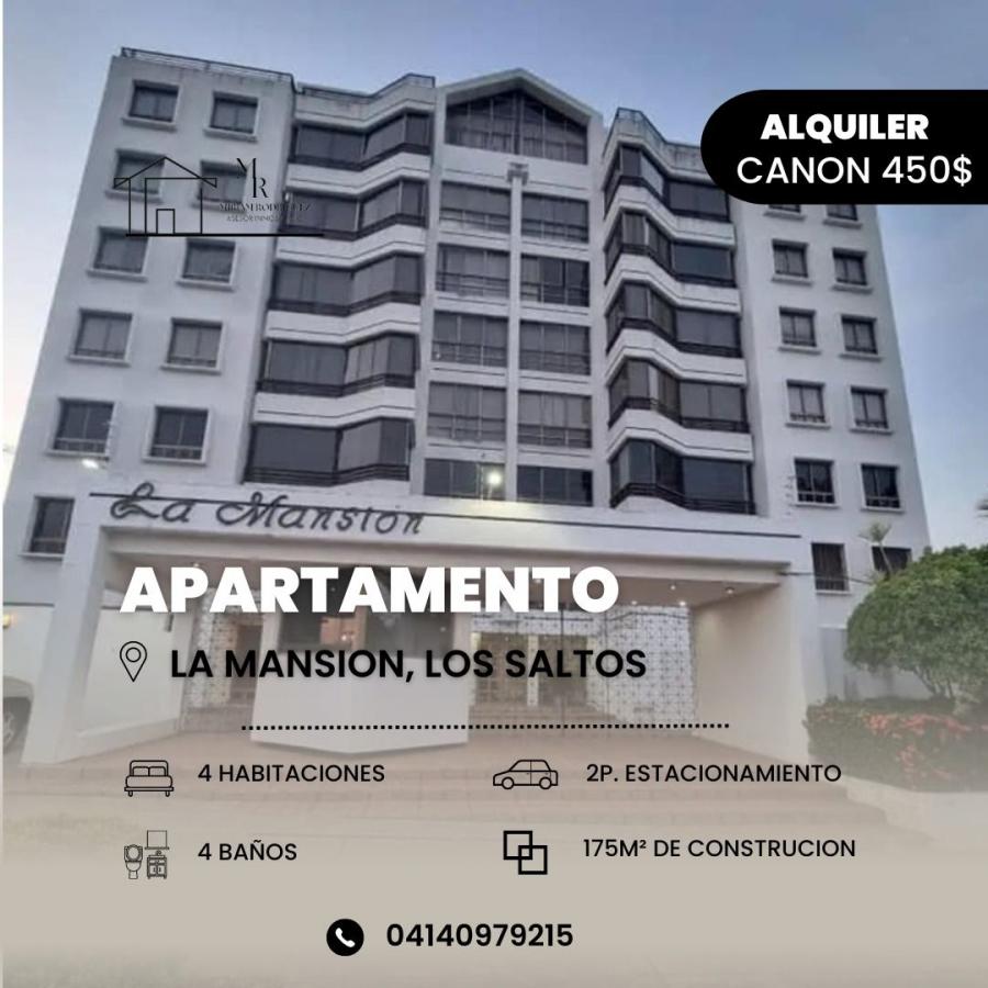 APARTAMENTO EN ALQUILER TOTALMENTE AMOBLADO EN LOS SALTOS SECTOR ALTA VISTA