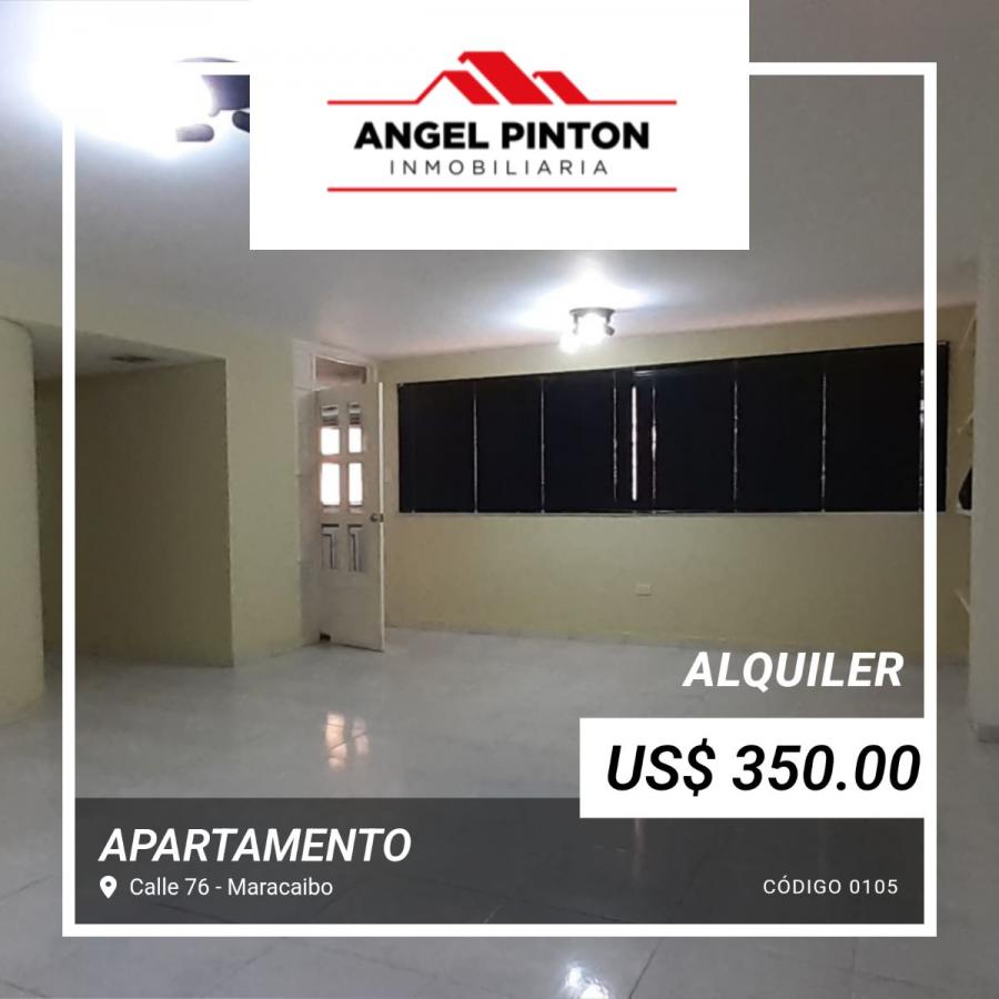 API 0105  APARTAMENTO  ALQUILER  RES. PARIS  MARACAIBO   $ 350 (condominio Incluido)  Elluz Blanco 