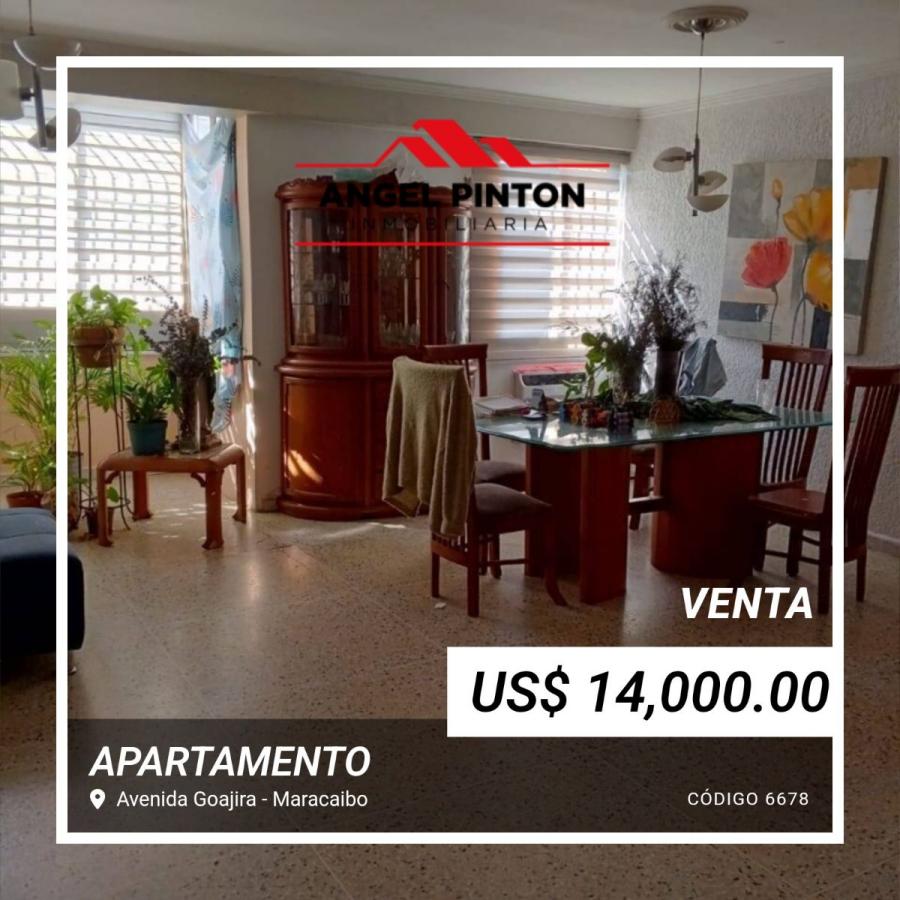 API 6678 APARTAMENTO  VENTA  AV GOAJIRA  MARACAIBO   $ 14.000. Elluz Blanco 