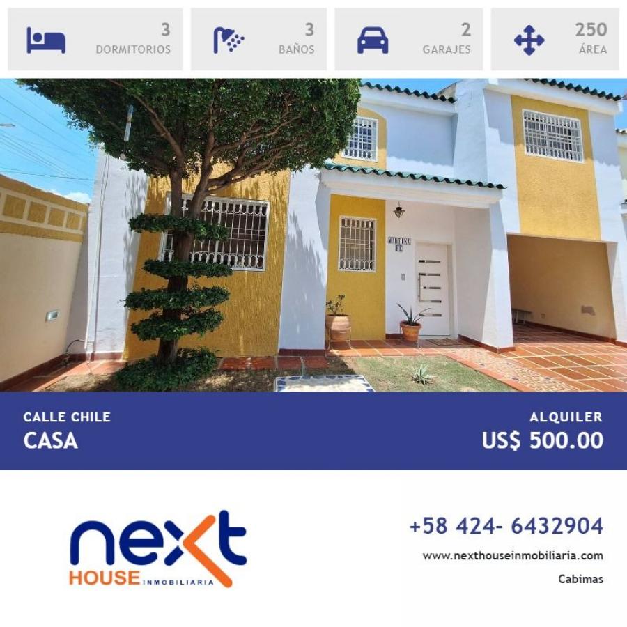 Foto Casa en Alquiler en Cabimas, Zulia - U$D 500 - CAA235978 - BienesOnLine