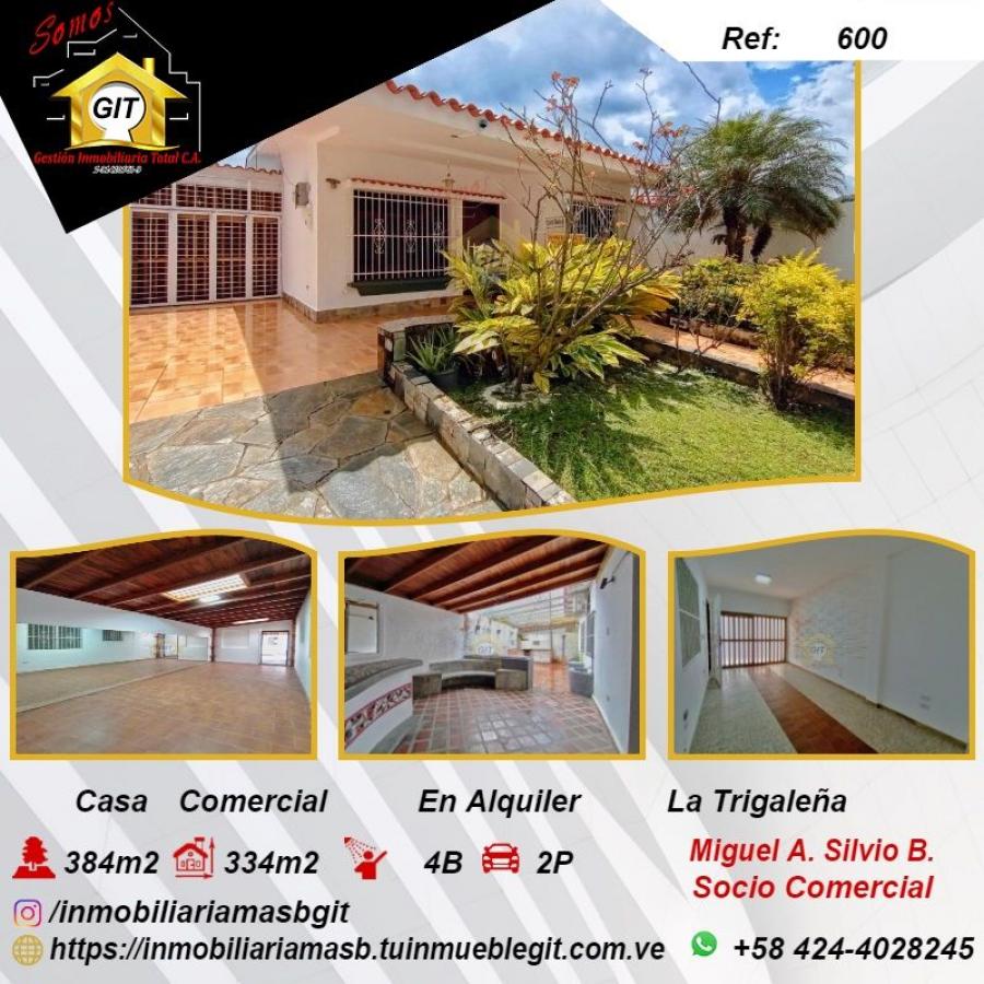 Foto Casa en Alquiler en La Trigaleña, Valencia, Carabobo - U$D 600 - CAA238179 - BienesOnLine