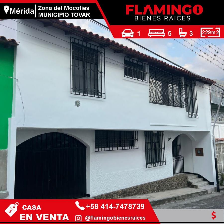 Foto Casa en Venta en Tovar, Mérida - U$D 27.000 - CAV230931 - BienesOnLine