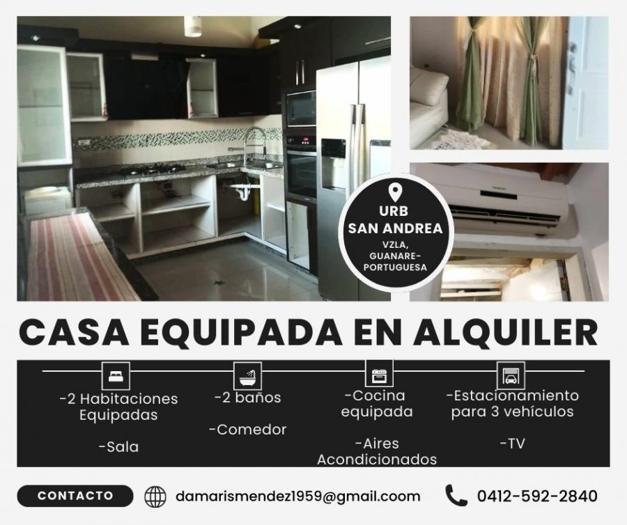 Foto Casa en Alquiler en Guanare, Portuguesa - U$D 300 - CAA236228 - BienesOnLine