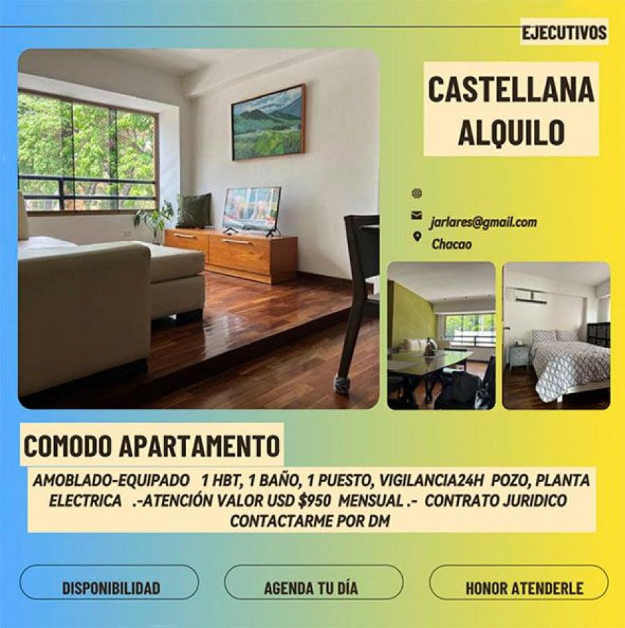 Foto Apartamento en Alquiler en Caracas, Distrito Federal - U$D 950 - APA227435 - BienesOnLine