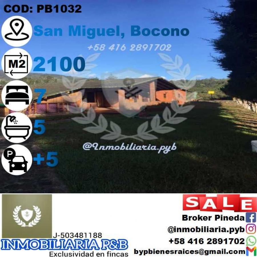 Foto Quinta en Venta en Boconó, Trujillo - U$D 85.000 - QUV195914 - BienesOnLine