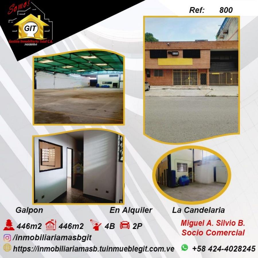 Foto Galpon en Alquiler en La Candelaria, Valencia, Carabobo - U$D 800 - GAA237896 - BienesOnLine