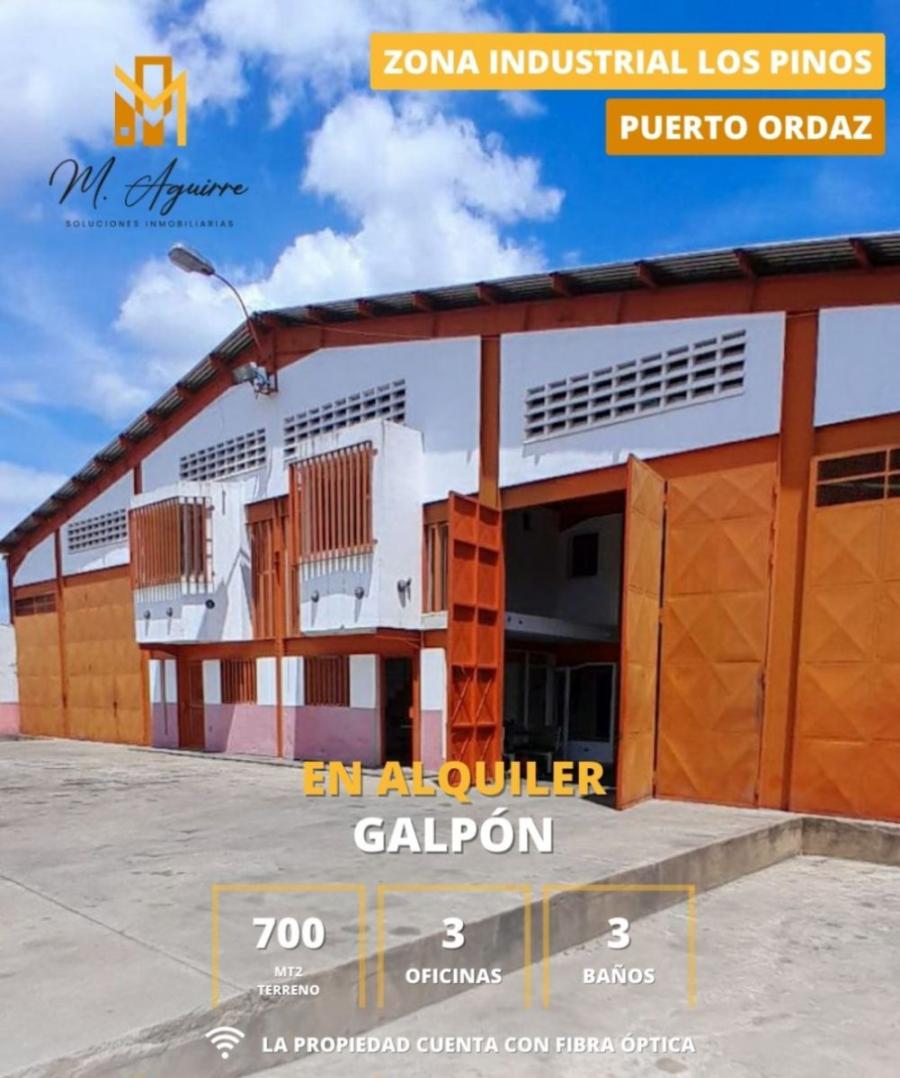 Foto Galpon en Alquiler en UNARE, Ciudad Guayana, Bolvar - U$D 1.000 - GAA226765 - BienesOnLine
