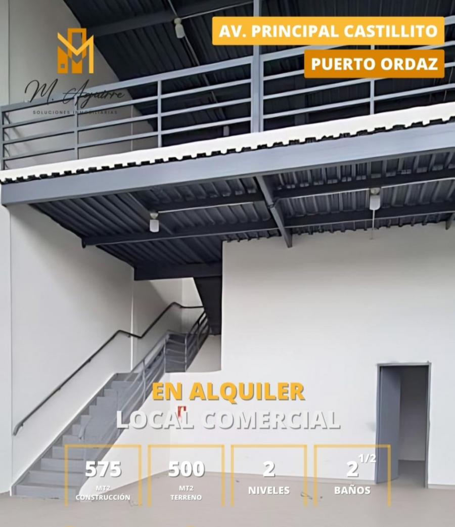 Foto Local en Alquiler en Castillito, Ciudad Guayana, Bolívar - U$D 2.500 - LOA235495 - BienesOnLine