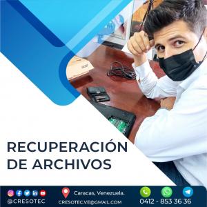 RECUPERCAIN DE INFORMACIN ARCHIVOS DATOS DISCO MEMORIAS LAPTOPS