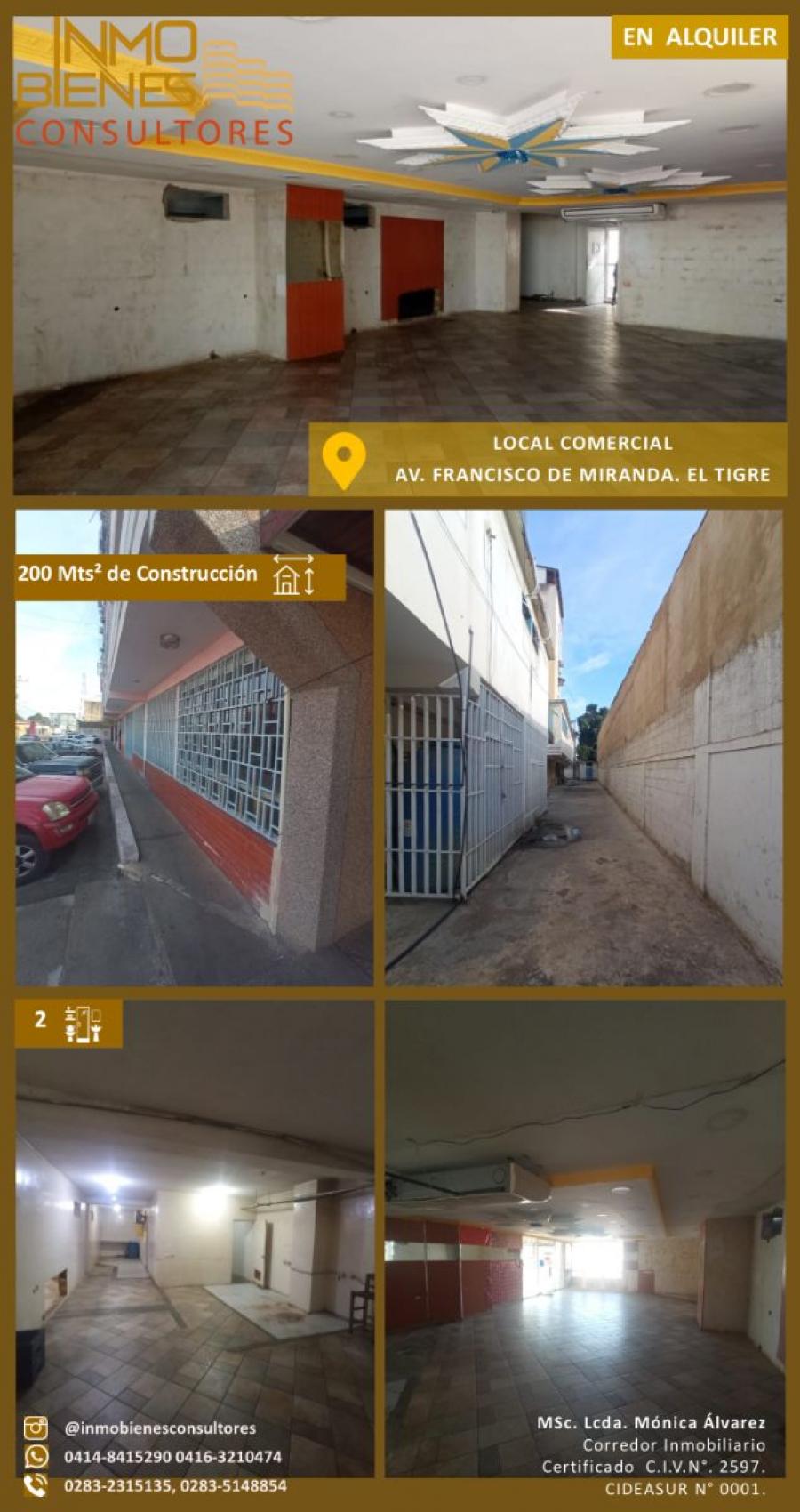 Foto Local en Alquiler en Edmundo Barrio, El Tigre, Anzoátegui - U$D 1.001 - LOA231955 - BienesOnLine