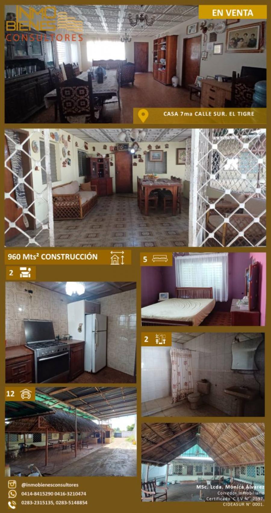 Foto Casa en Venta en Edmundo Barrio, El Tigre, Anzotegui - U$D 20.000 - CAV227508 - BienesOnLine