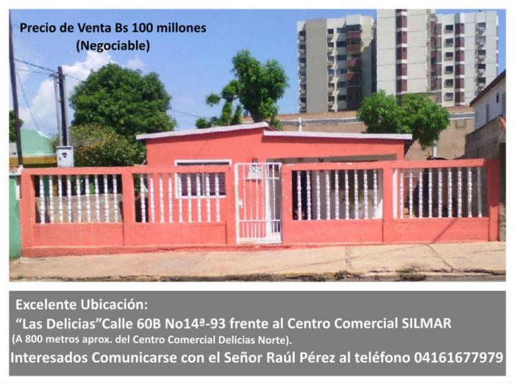 Foto Casa en Venta en Sector Las Delicias frente al Centro Comercial SIL, Maracaibo, Zulia - BsF 100.000.000 - CAV83640 - BienesOnLine