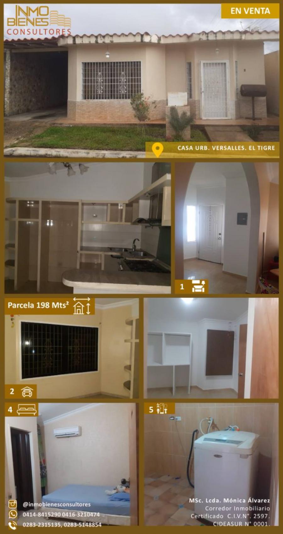 Foto Casa en Venta en Edmundo Barrio, El Tigre, Anzoátegui - U$D 23.000 - CAV231908 - BienesOnLine